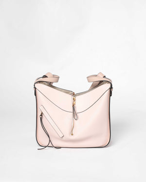 Loewe Pink Tricolor Leather Small Hammock Shoulder Bag-4
