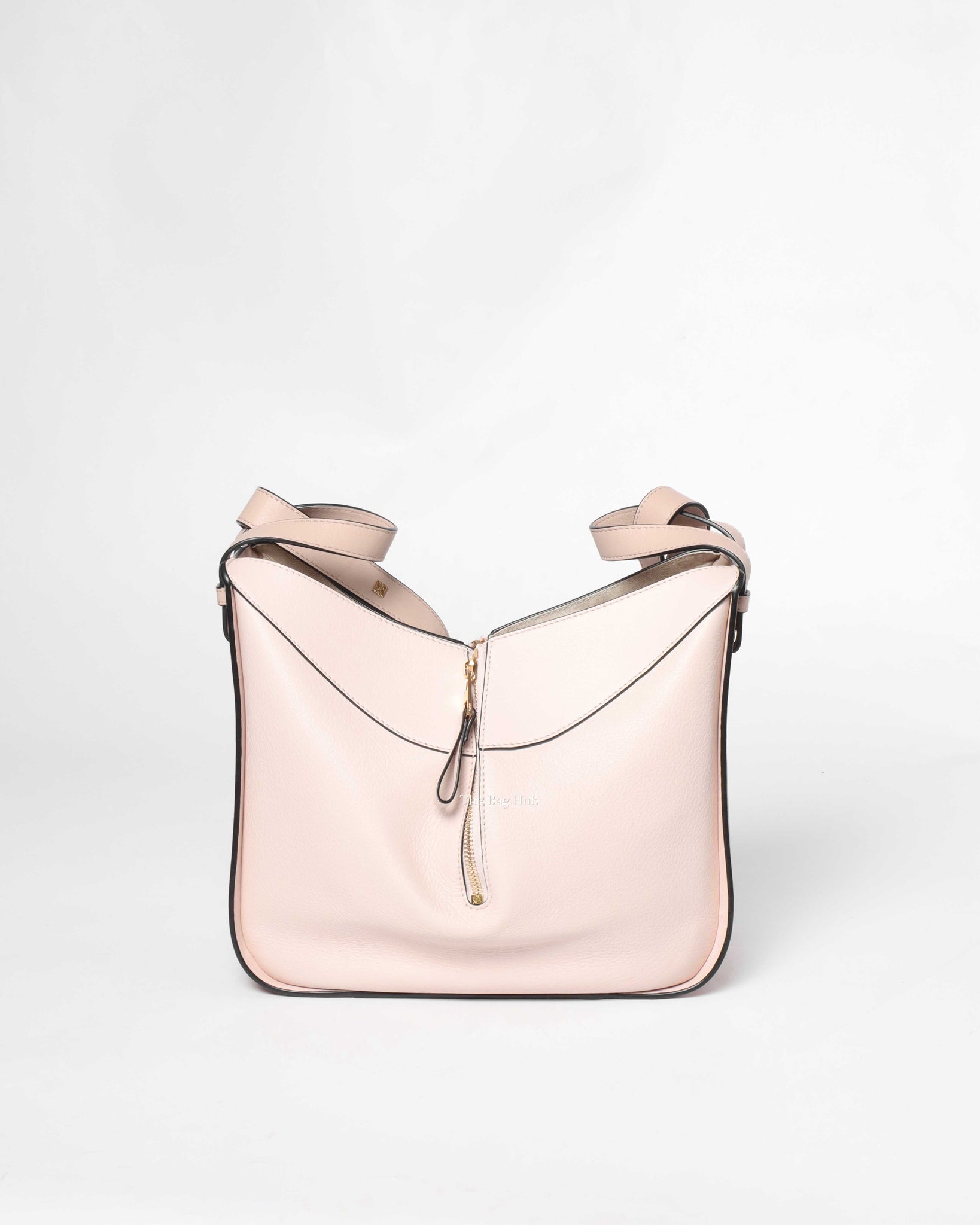Loewe Pink Tricolor Leather Small Hammock Shoulder Bag-5