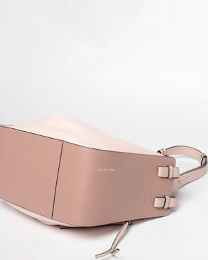 Loewe Pink Tricolor Leather Small Hammock Shoulder Bag-10