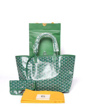 Goyard Green St. Louis PM Tote Bag