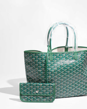 Goyard Green St. Louis PM Tote Bag