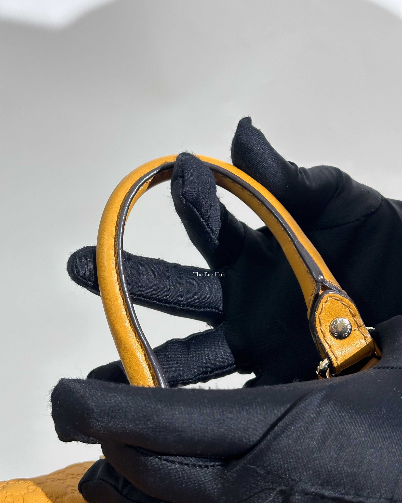 Gucci Mustard Microguccissima Leather Medium Joy Boston Bag-17