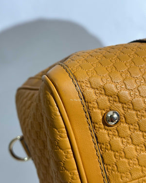 Gucci Mustard Microguccissima Leather Medium Joy Boston Bag-22
