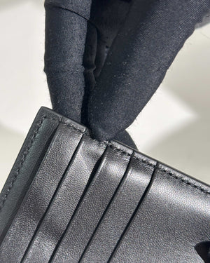 Bottega Veneta Black Leather Tri-fold Wallet-13