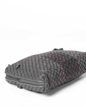 Bottega Veneta Grey Quilted Stitched Leather Nodini Crossbody Bag-7