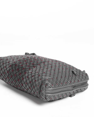 Bottega Veneta Grey Quilted Stitched Leather Nodini Crossbody Bag-8