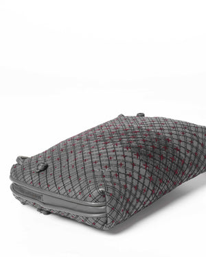 Bottega Veneta Grey Quilted Stitched Leather Nodini Crossbody Bag-9