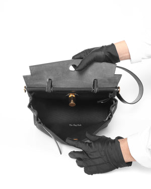 Hermes Black Herbag Zip 31-11