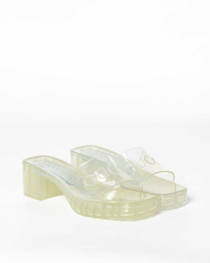 Gucci Transparent Rubber Sandals Size 39-2