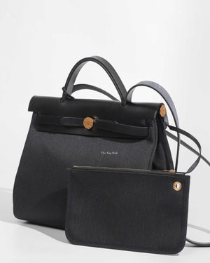 Hermes Black Herbag Zip 31-1