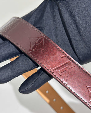 Louis Vuitton Amarante Monogram Vernis Belt 90 x 36-9