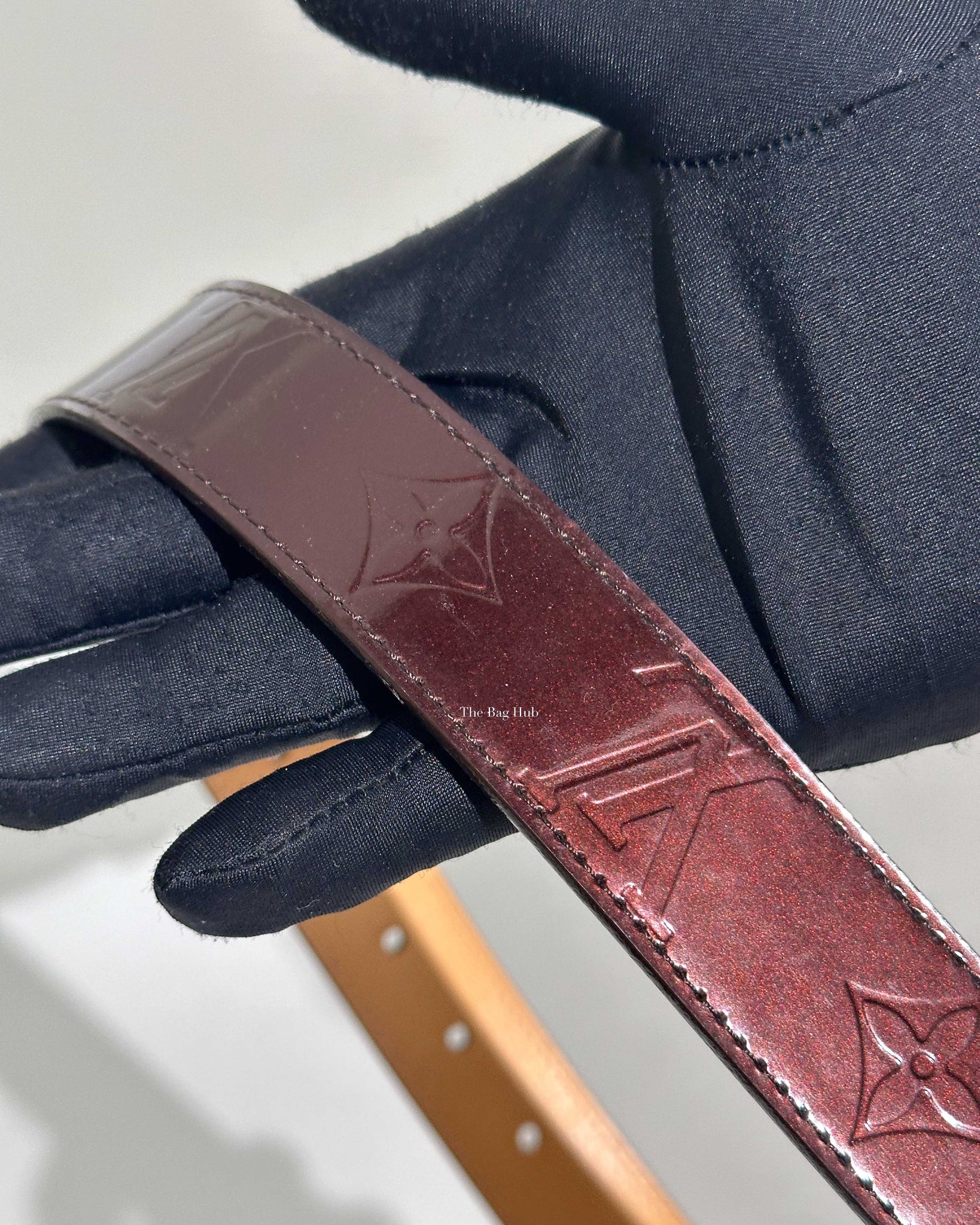 Louis Vuitton Amarante Monogram Vernis Belt 90 x 36-10