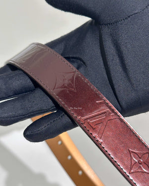 Louis Vuitton Amarante Monogram Vernis Belt 90 x 36-10