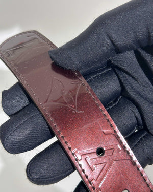Louis Vuitton Amarante Monogram Vernis Belt 90 x 36-12
