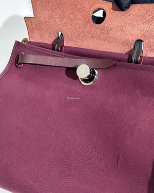 Hermes Bordeaux Herbag Zip 31-17