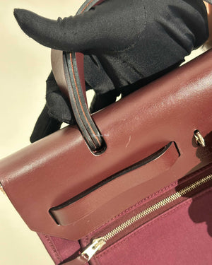Hermes Bordeaux Herbag Zip 31-19