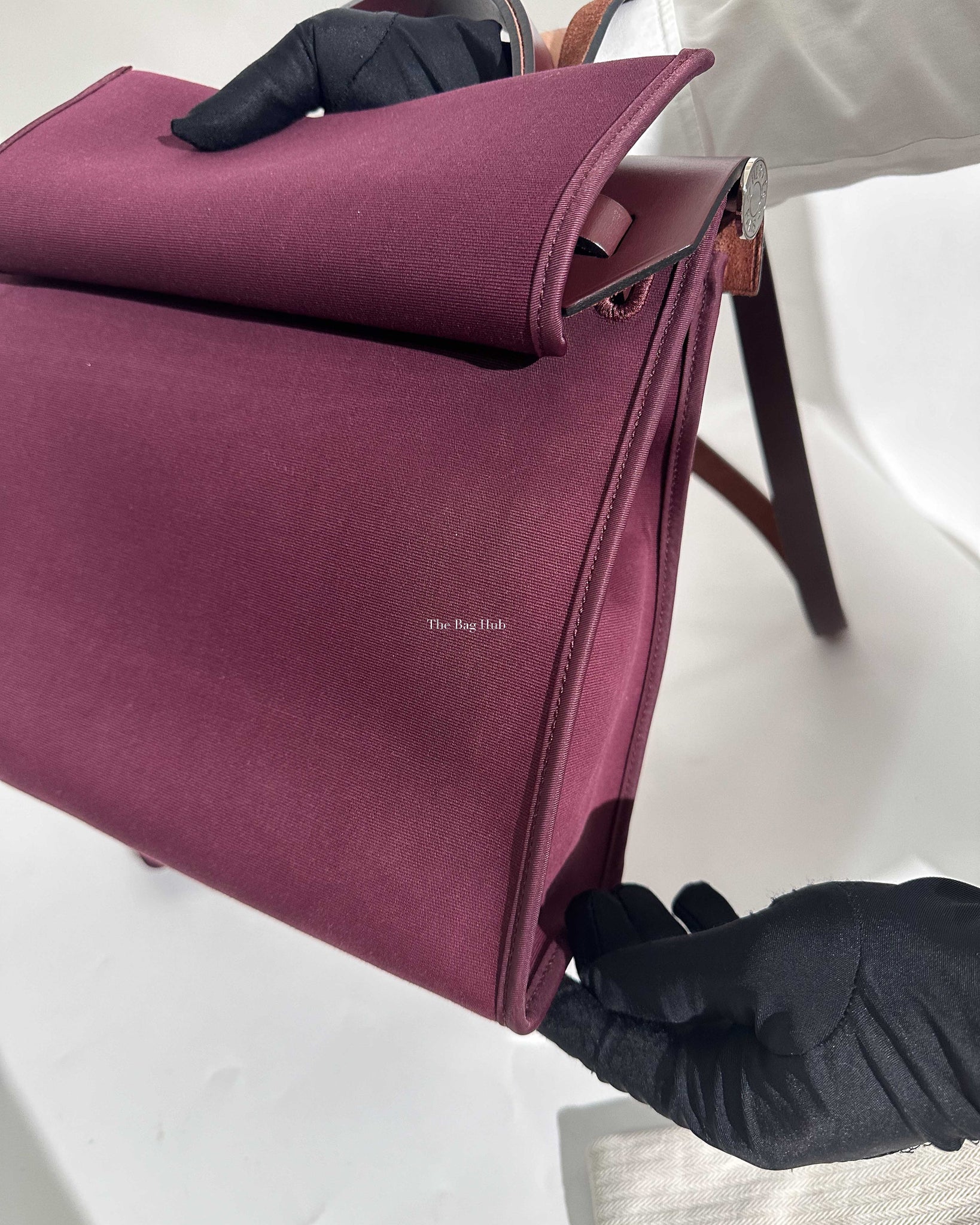 Hermes Bordeaux Herbag Zip 31-23