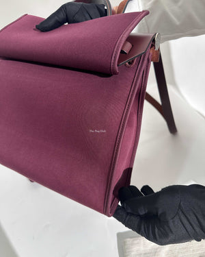 Hermes Bordeaux Herbag Zip 31-23