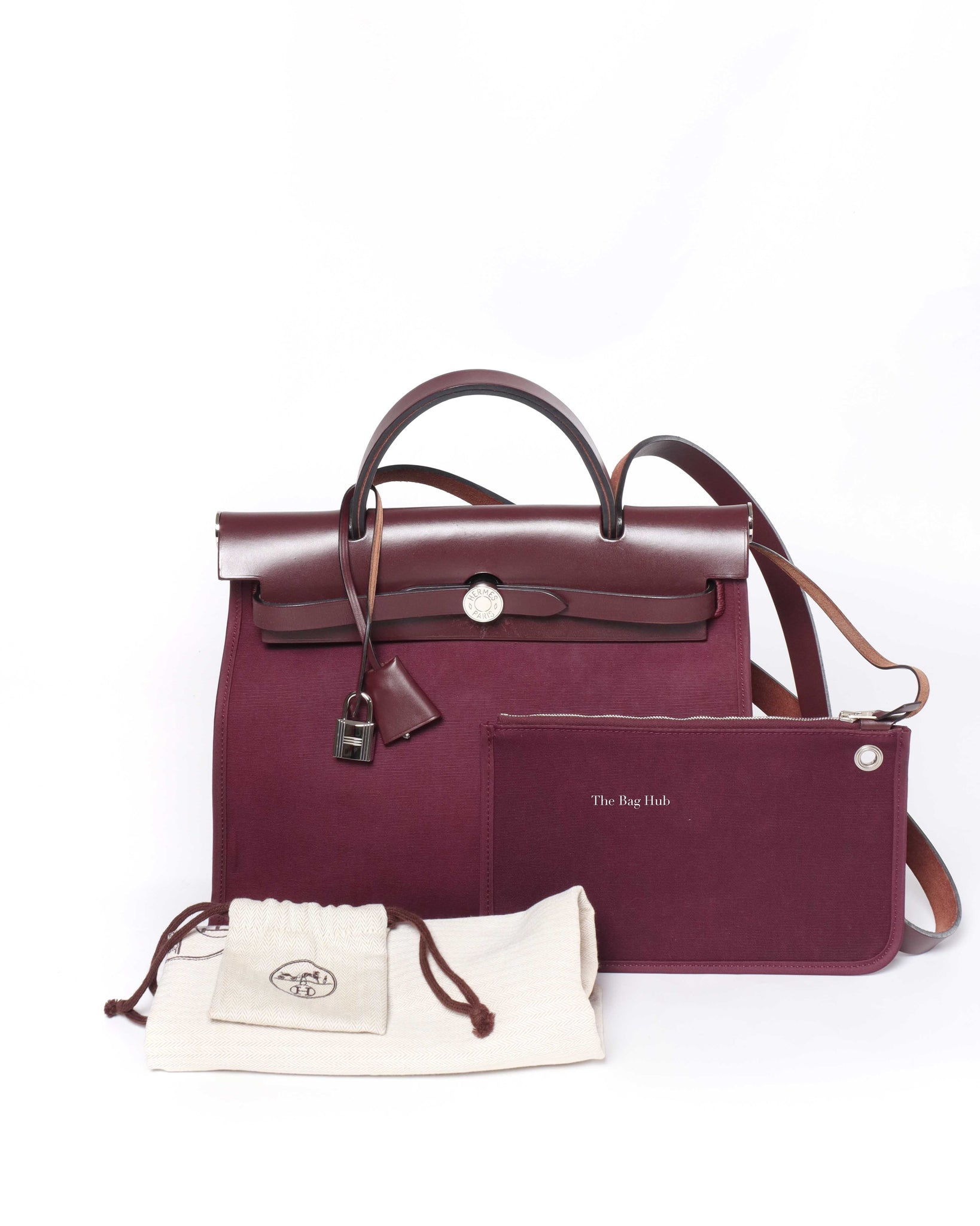 Hermes Bordeaux Herbag Zip 31-13