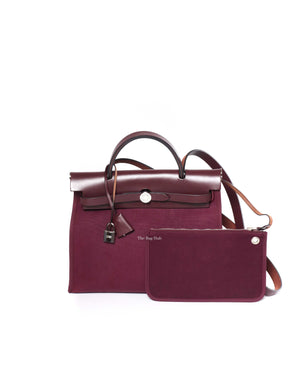 Hermes Bordeaux Herbag Zip 31-2