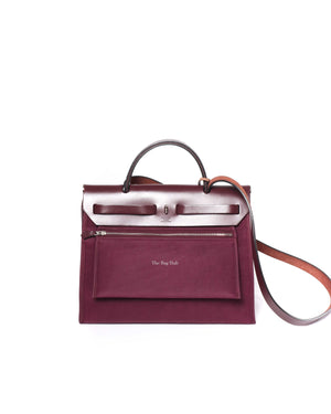Hermes Bordeaux Herbag Zip 31-3