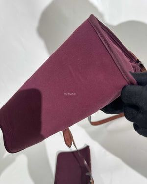 Hermes Bordeaux Herbag Zip 31-25