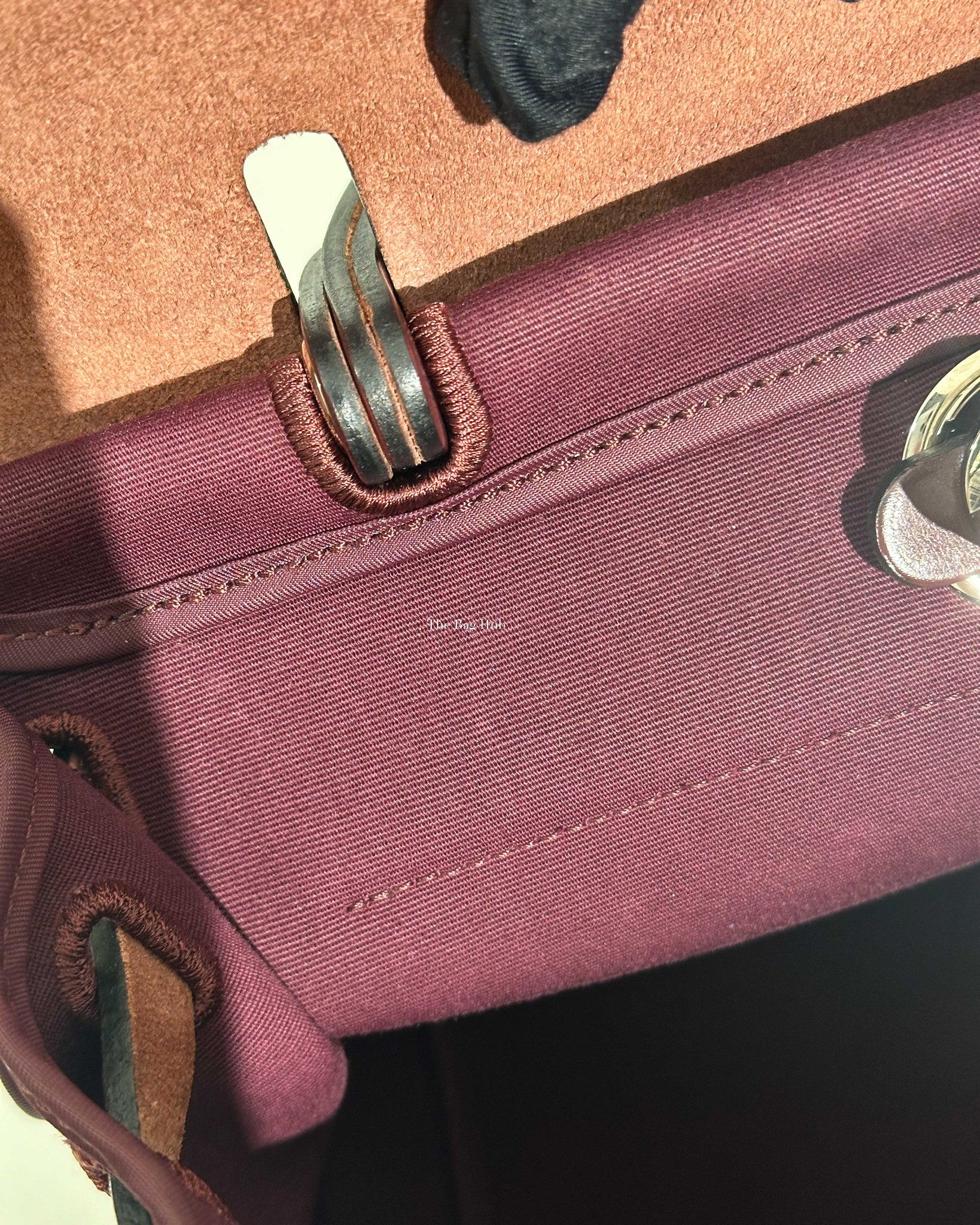 Hermes Bordeaux Herbag Zip 31-28