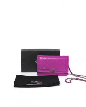 Chanel Anemone Le Boy WOC RHW-13