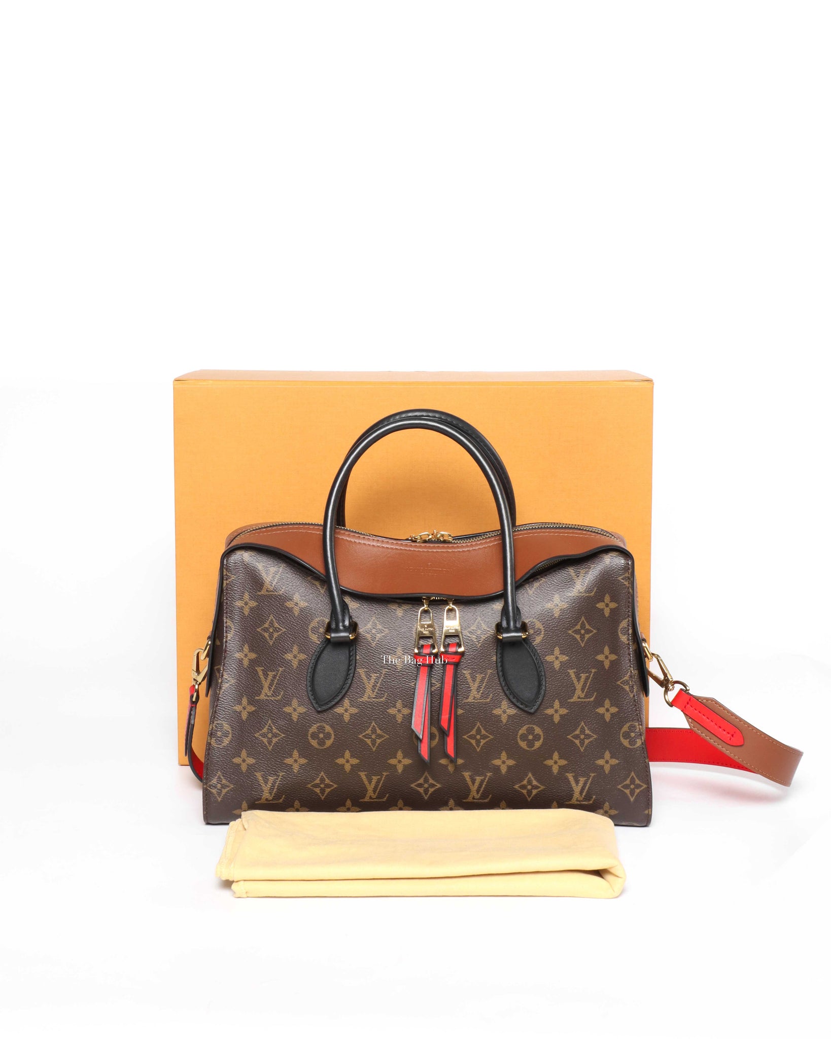 Louis Vuitton Brown/Monogram Canvas Tuileries 2Way Bag-13
