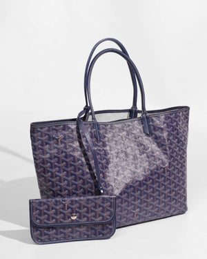 Goyard Navy Blue St. Louis PM Size