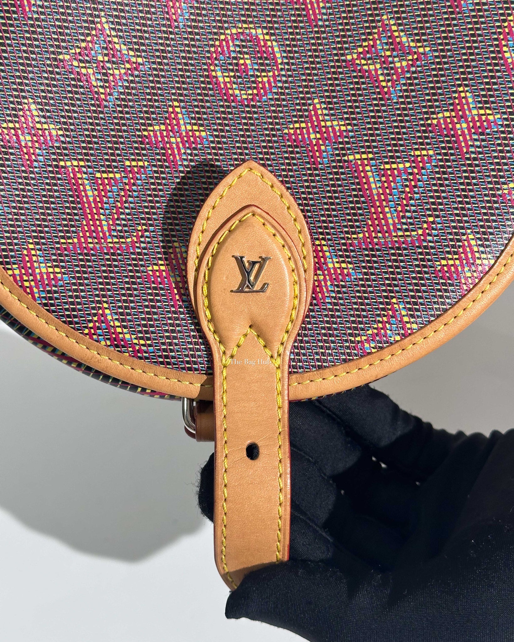 Louis Vuitton Rose Monogram Canvas LV Pop Tambourine Cross Bodybag