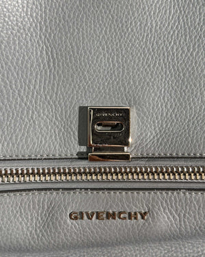Givenchy Bluish Grey Leather Medium Pure Pandora Bag