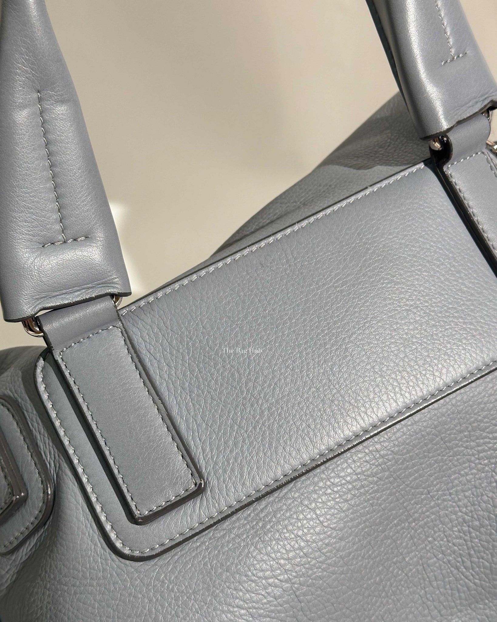 Givenchy Bluish Grey Leather Medium Pure Pandora Bag