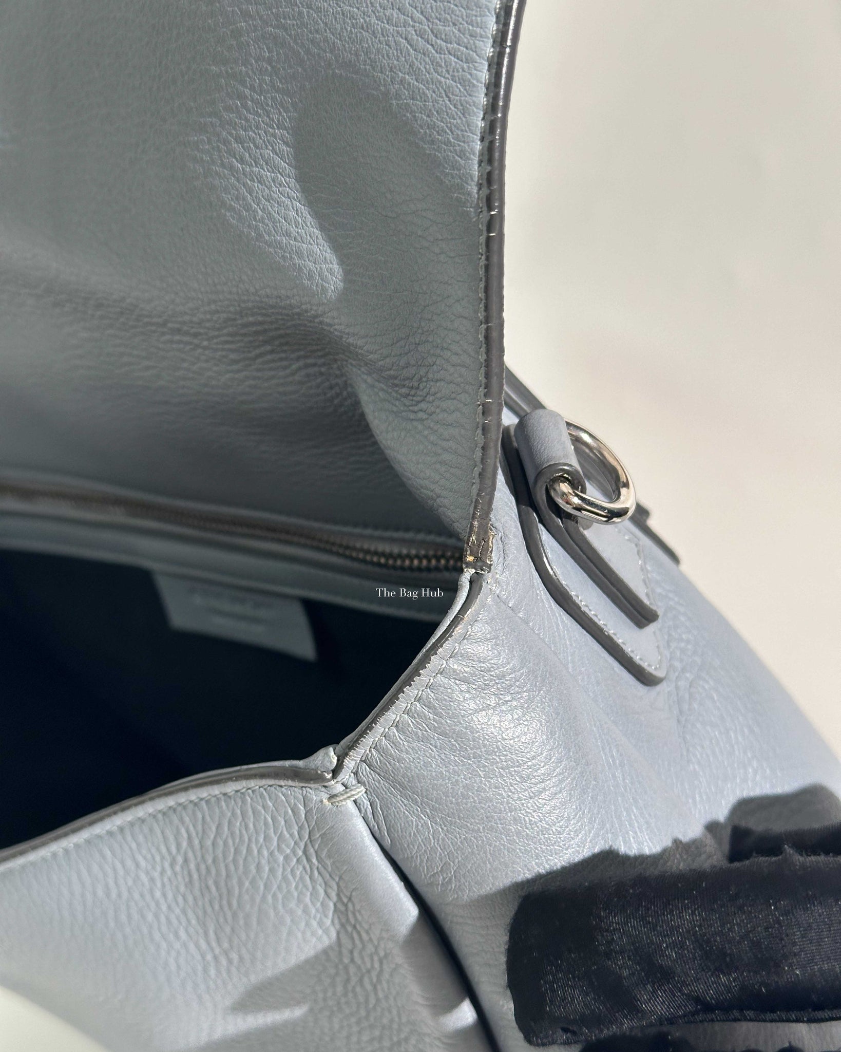 Givenchy Bluish Grey Leather Medium Pure Pandora Bag