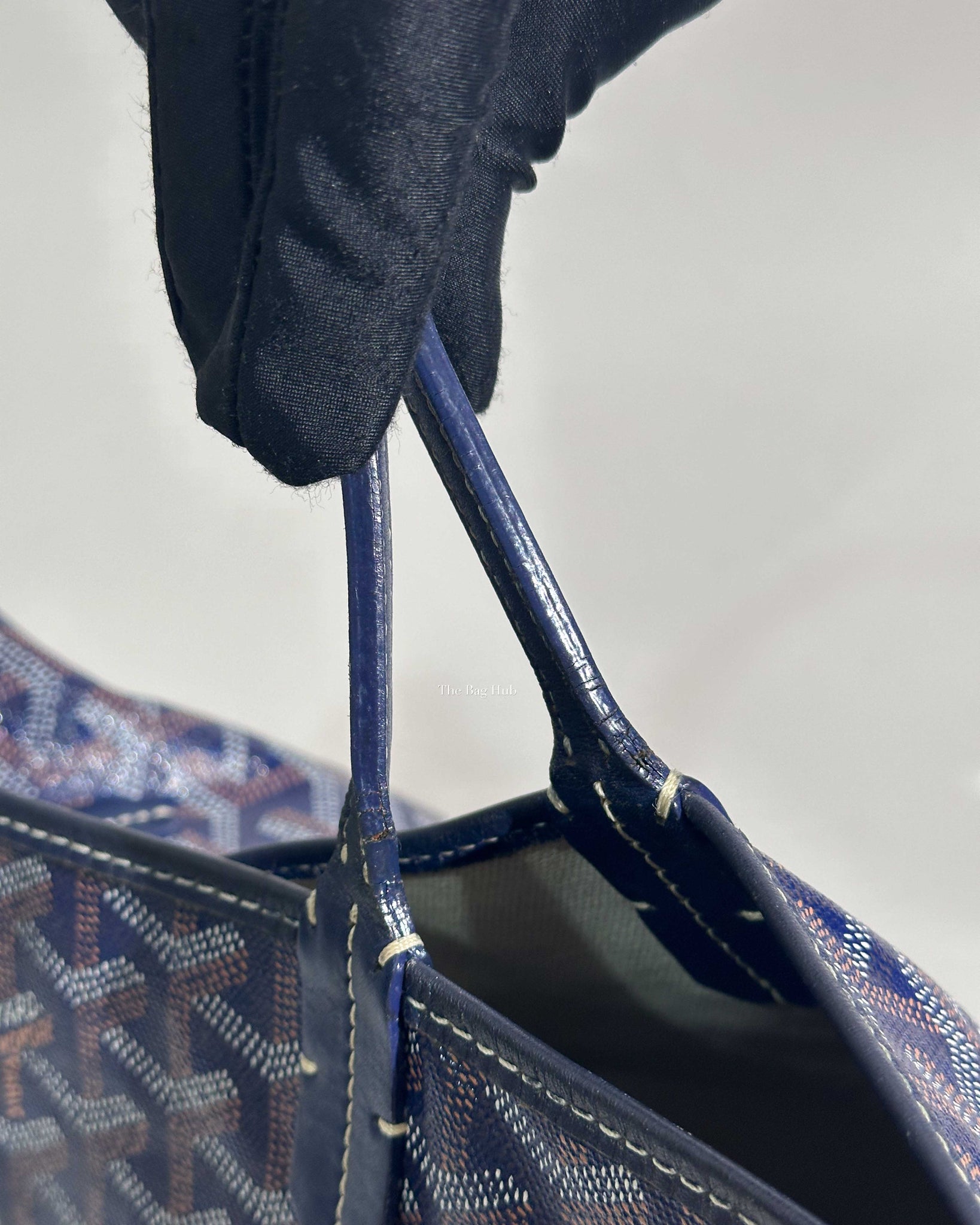 Goyard Navy Blue St. Louis PM Size