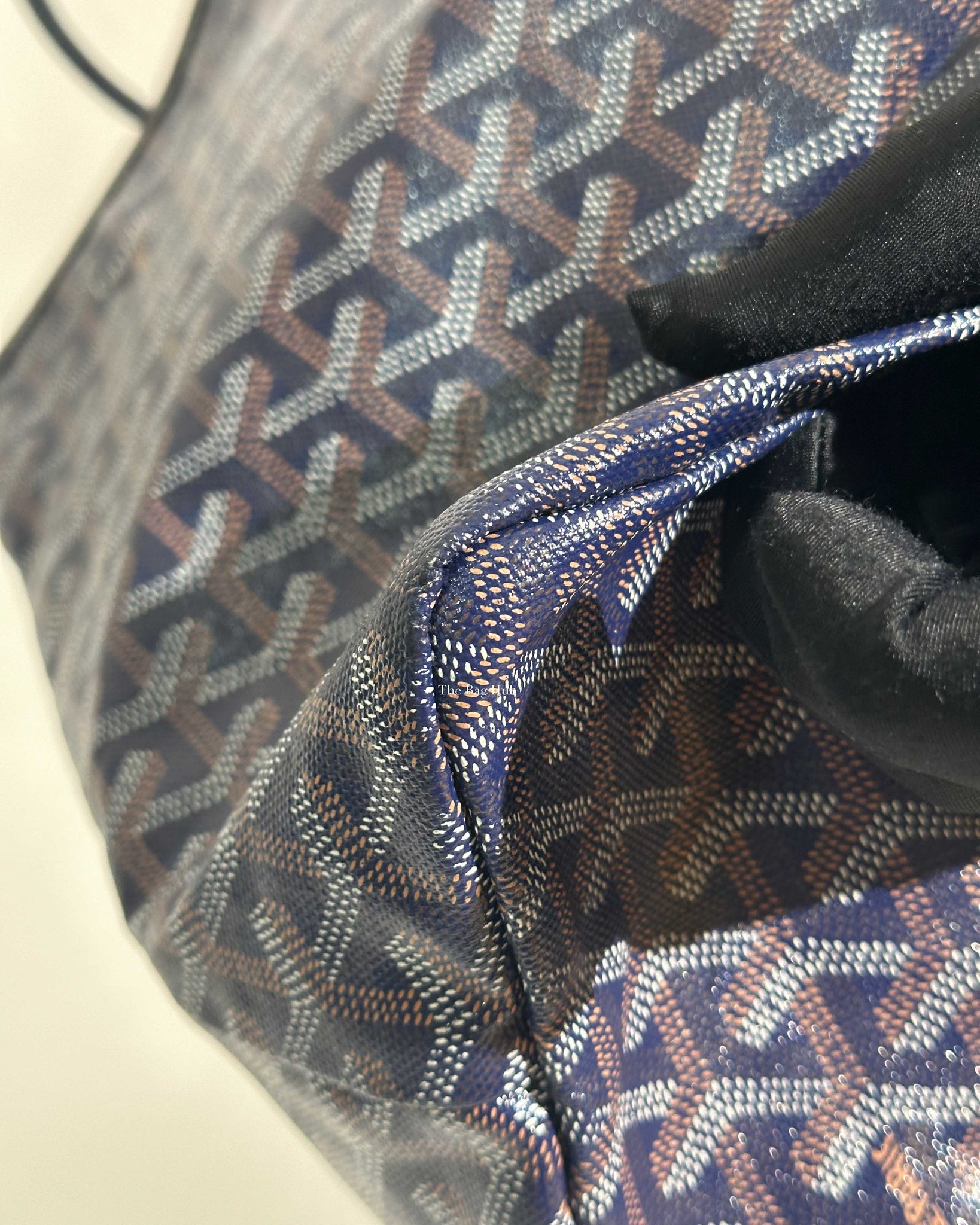 Goyard Navy Blue St. Louis PM Size