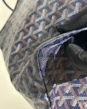 Goyard Navy Blue St. Louis PM Size