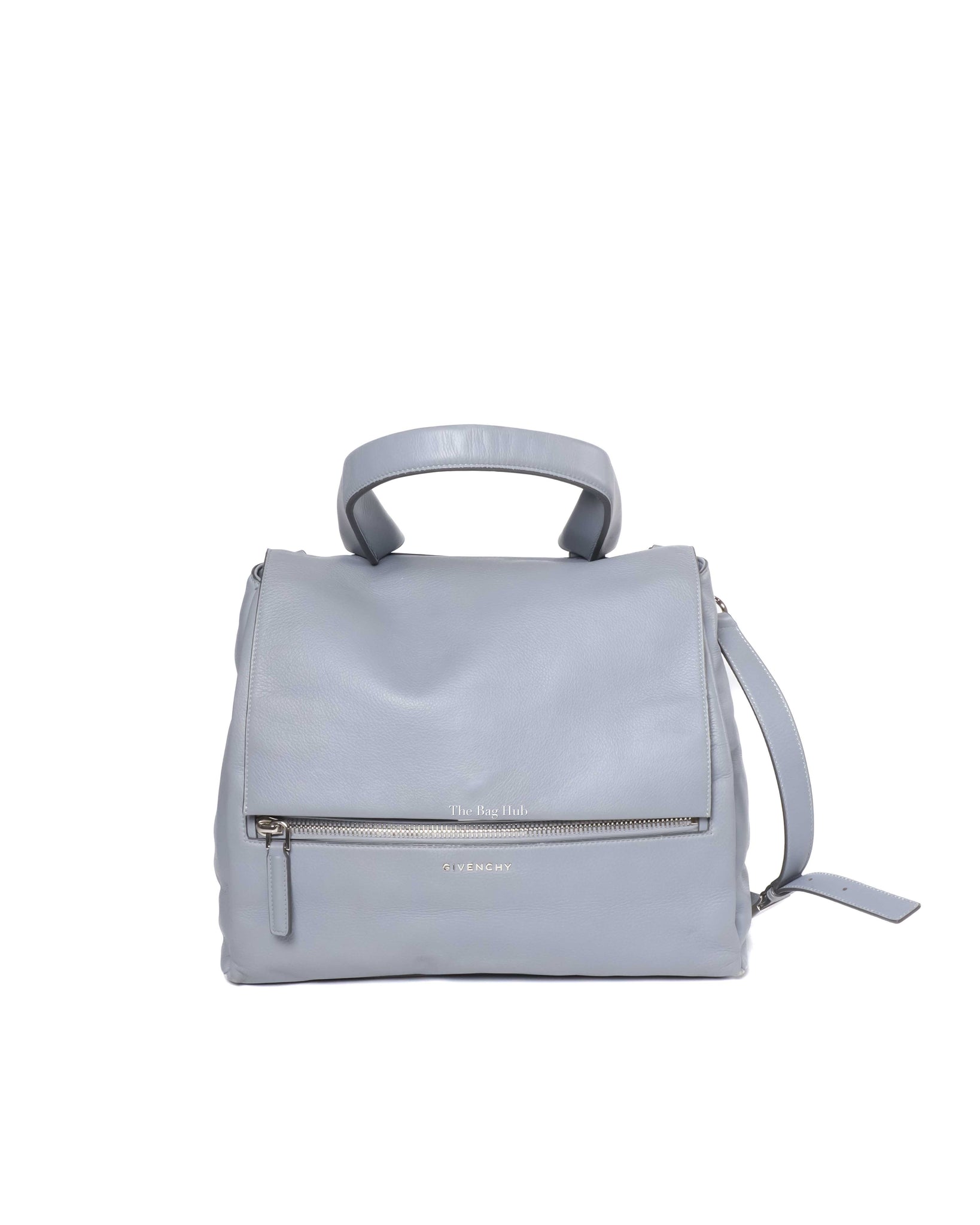 Givenchy Bluish Grey Leather Medium Pure Pandora Bag