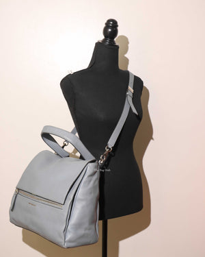 Givenchy Bluish Grey Leather Medium Pure Pandora Bag