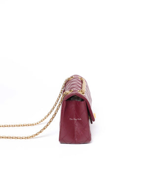 Chanel Burgandy Aged Calfskin Mini Reissue GHW-4