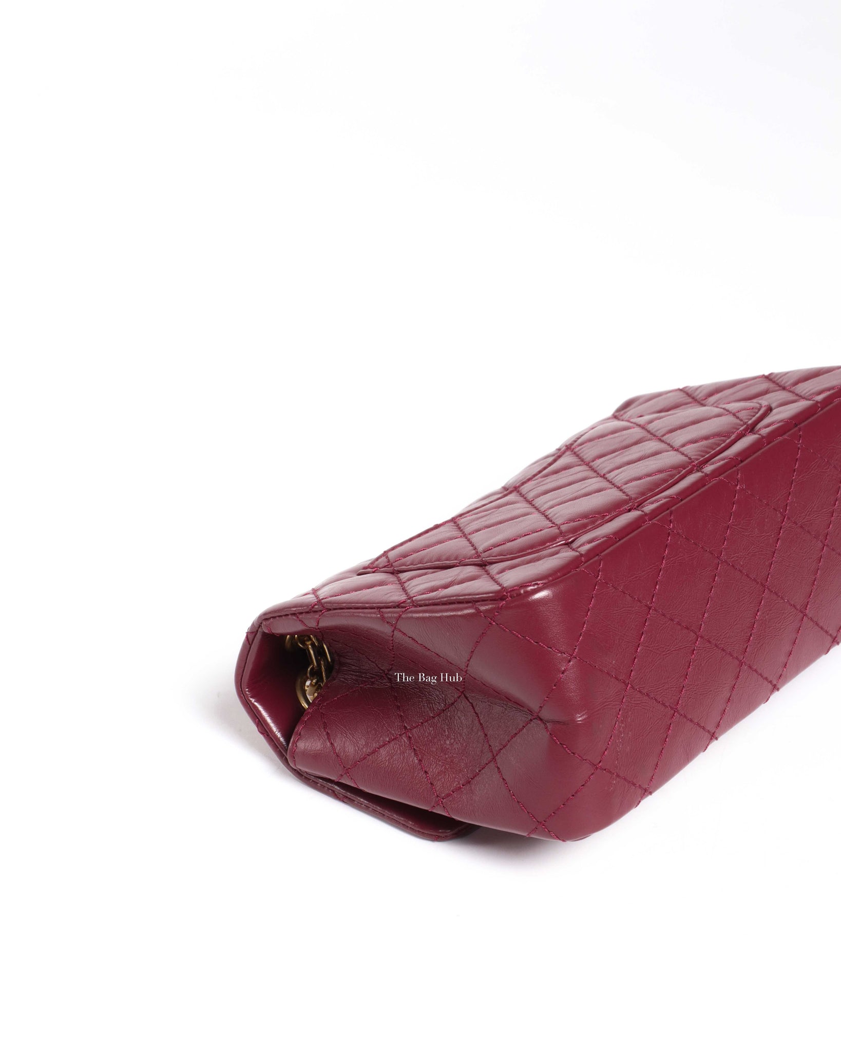 Chanel Burgandy Aged Calfskin Mini Reissue GHW-8