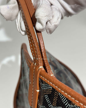 Goyard Black/Tan Hardy PM Tote Bag
