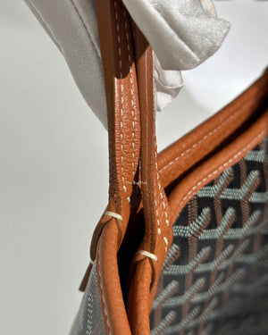 Goyard Black/Tan Hardy PM Tote Bag