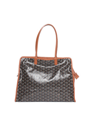 Goyard Black/Tan Hardy PM Tote Bag