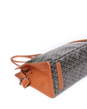 Goyard Black/Tan Hardy PM Tote Bag
