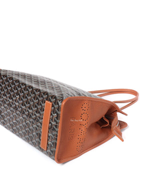 Goyard Black/Tan Hardy PM Tote Bag