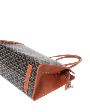 Goyard Black/Tan Hardy PM Tote Bag
