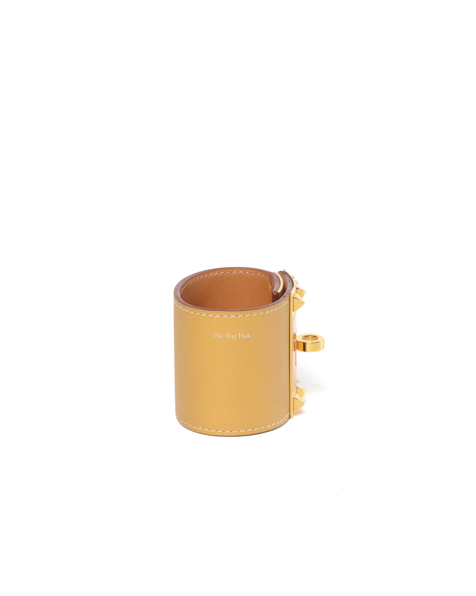 Hermes Sesame Small Kelly Dog Barenia Bracelet GHW-4