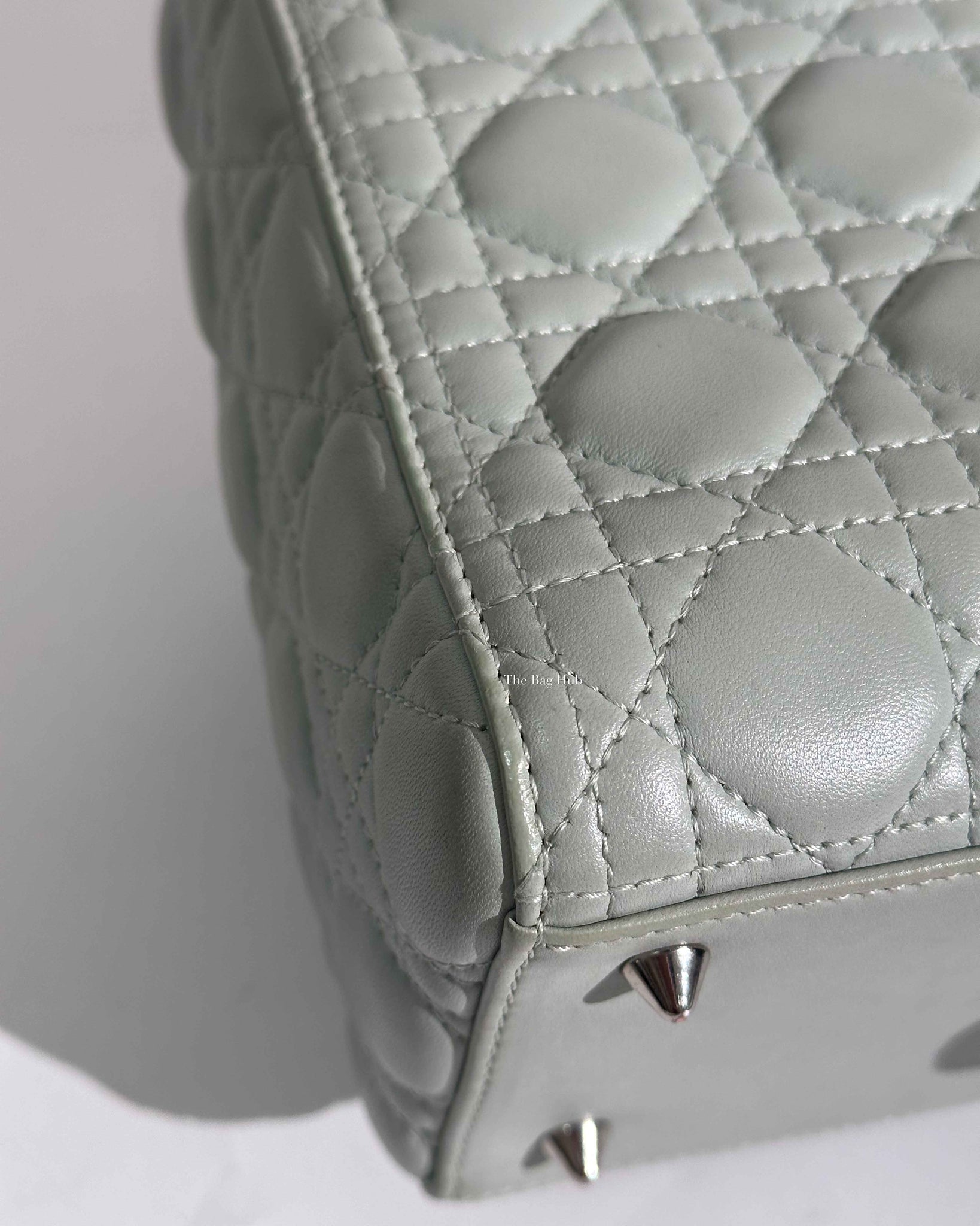 Dior Mint Green Cannage Medium Lady Dior SHW-20