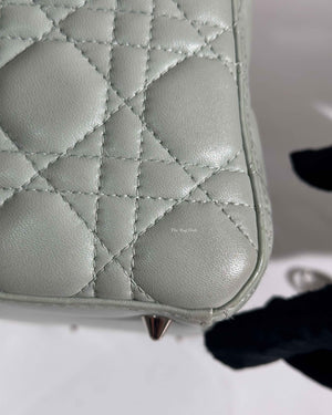 Dior Mint Green Cannage Medium Lady Dior SHW-24